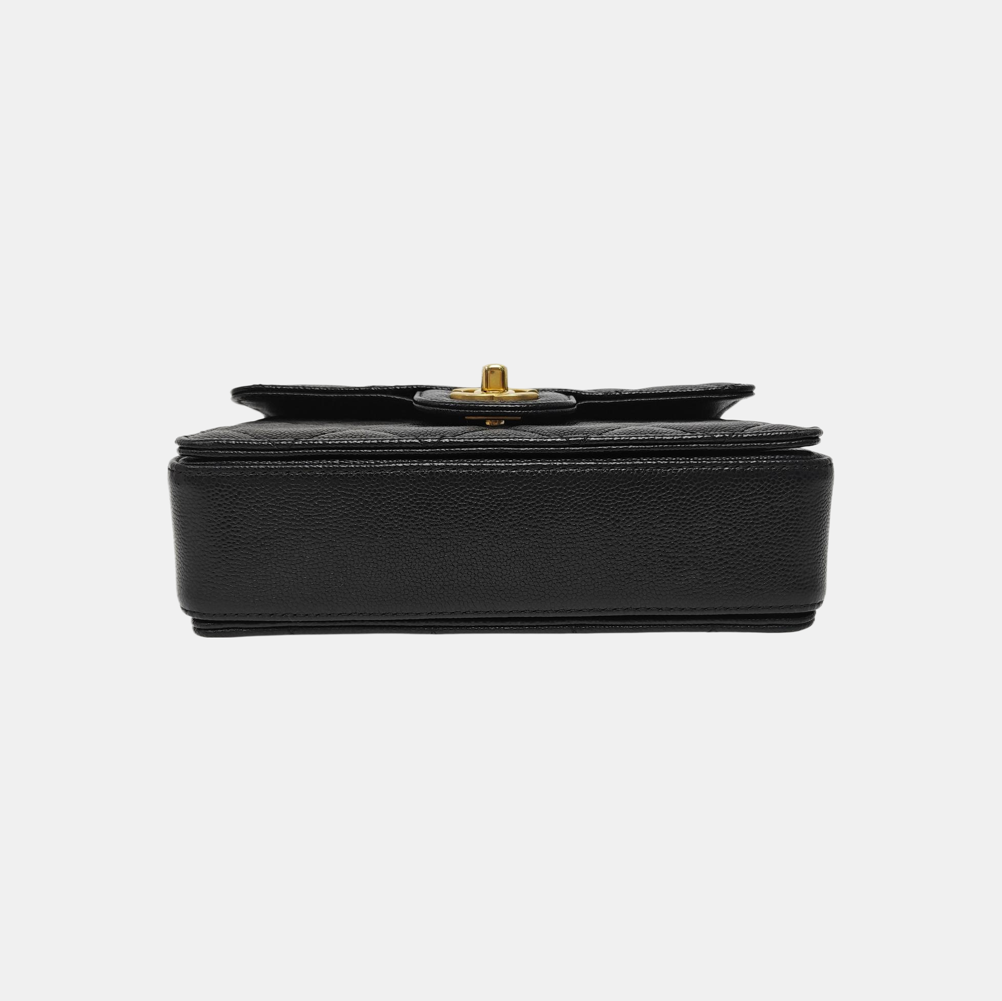 24A Mini Quilted Calfskin Black