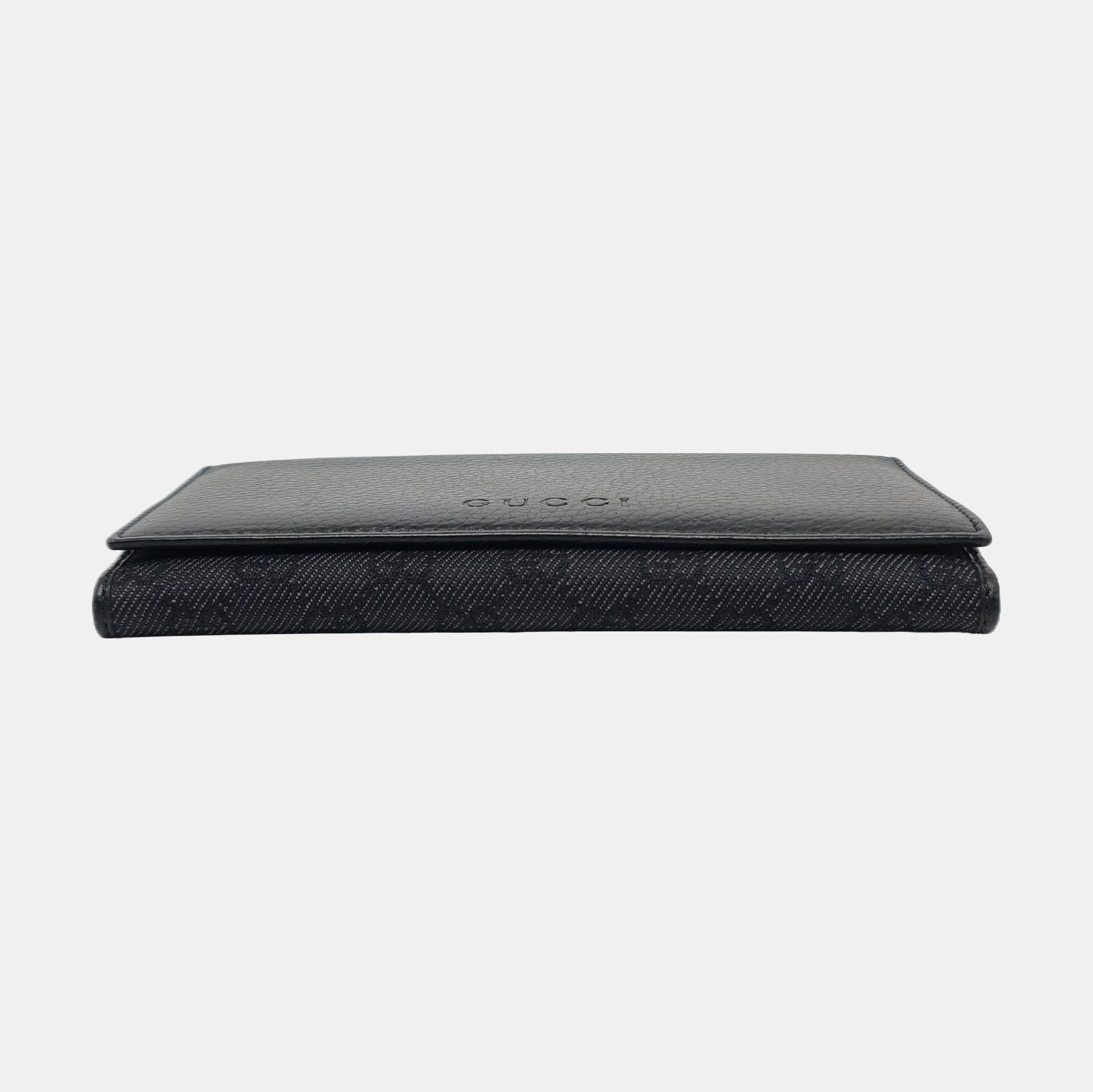 Swing Monogram Calfskin Black Wallet