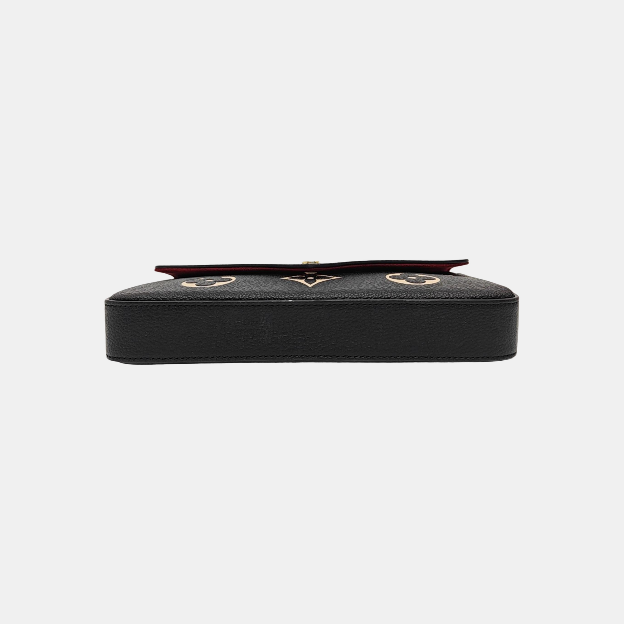 FÉLICIE Monogram Calfskin Black