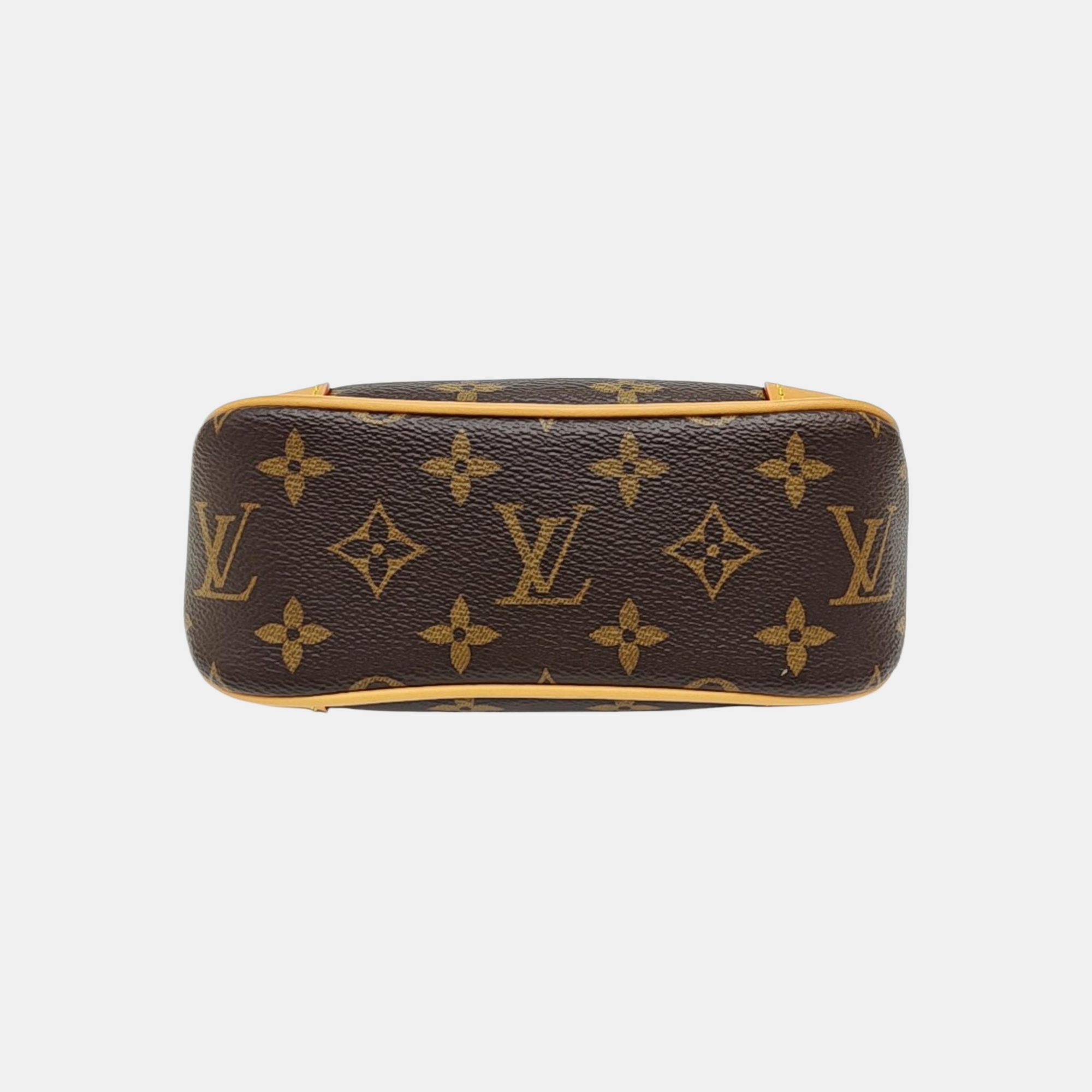 BOULOGNE Nano Monogram Coated Canvas Brown