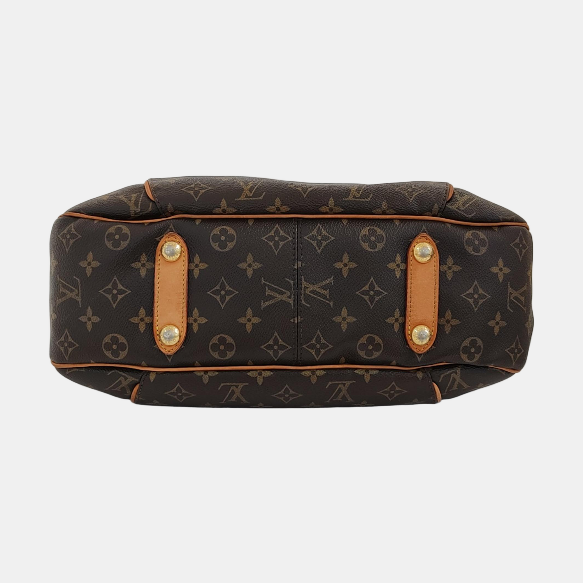 GALLIERA PM Monogram Coated Canvas Brown