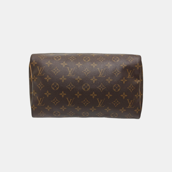 SPEEDY 30 Monogram Coated Canvas Brown