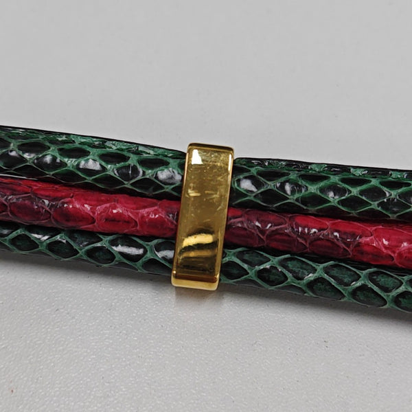 Leather Belt Green