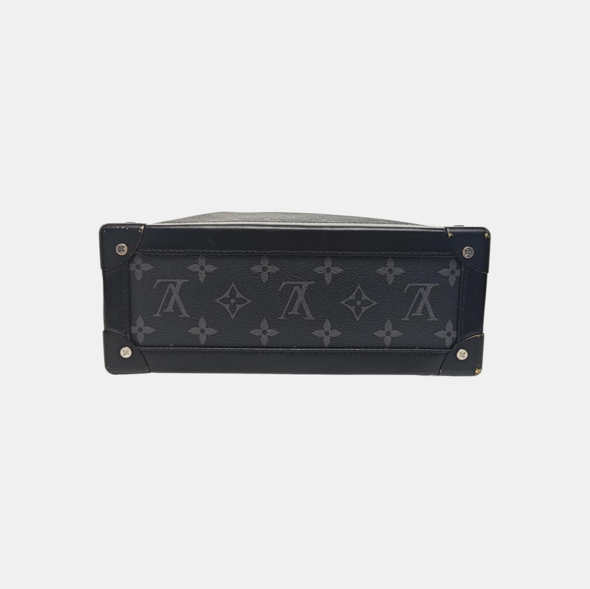 SOFT TRUNK Monogram Coated Canvas Black