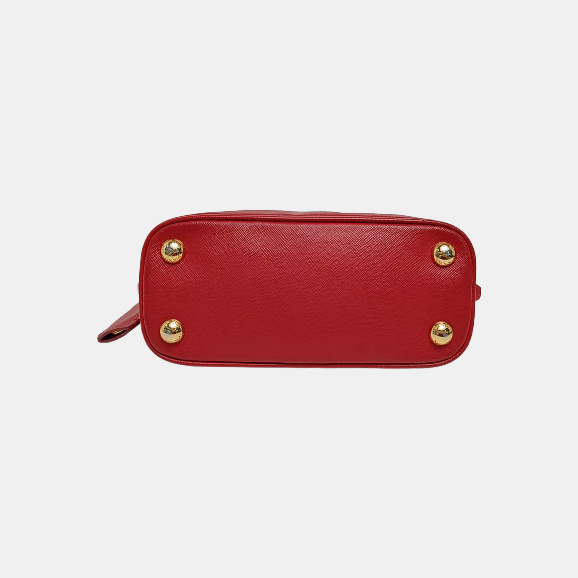 Promenade Mini Saffiano Calfskin Red