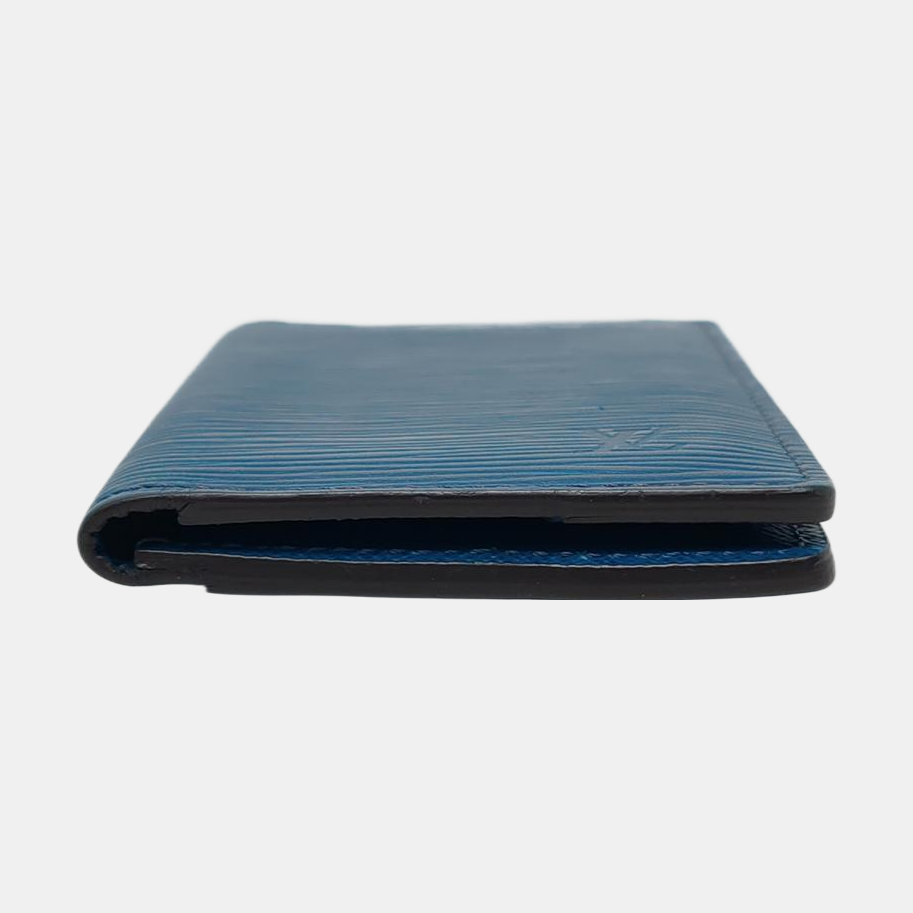 Epi Card Holder Blue