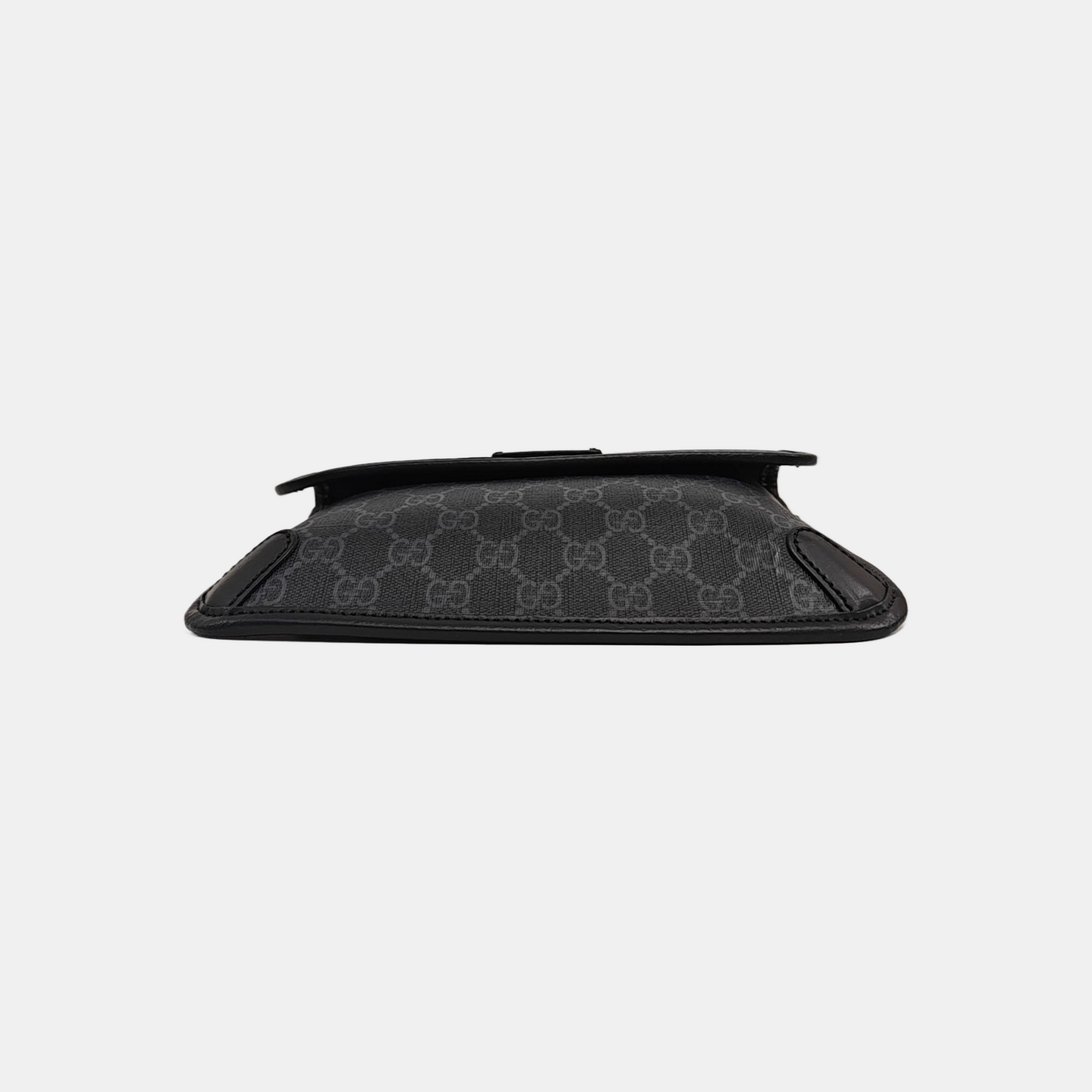 Neo Vintage Monogram Coated Canvas Black