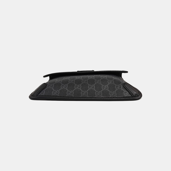 Neo Vintage Monogram Coated Canvas Black