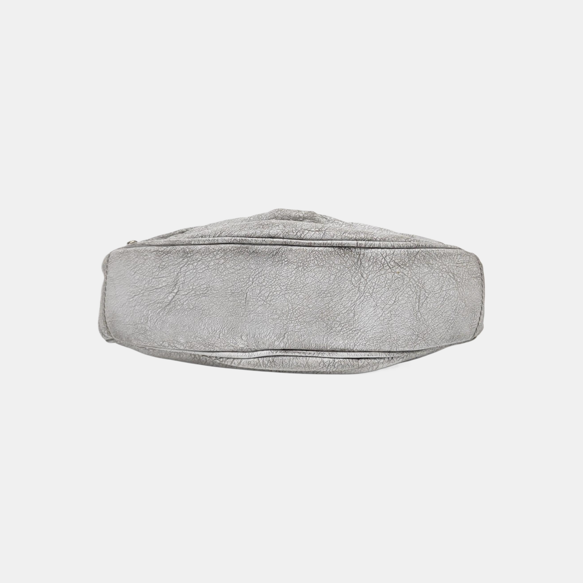 Le Cagole Mini Lambskin Silver