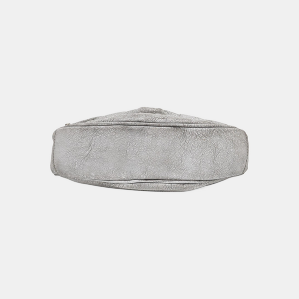 Le Cagole Mini Lambskin Silver