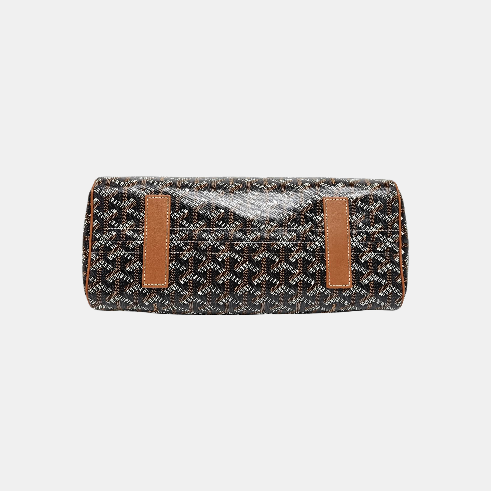 Rouette PM Coated Canvas Brown