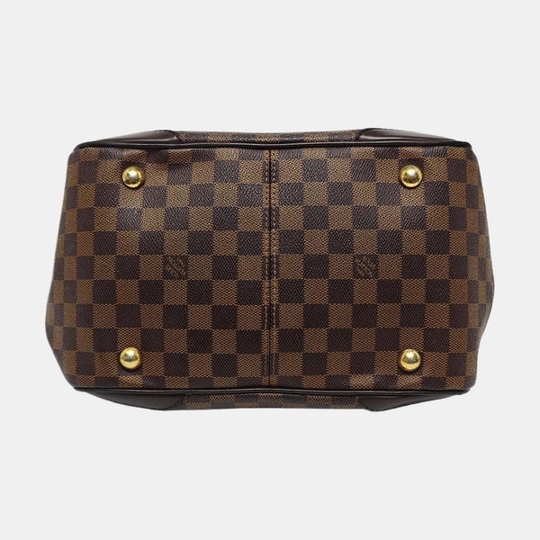 VERONA MM Damier Ebene Coated Canvas Brown