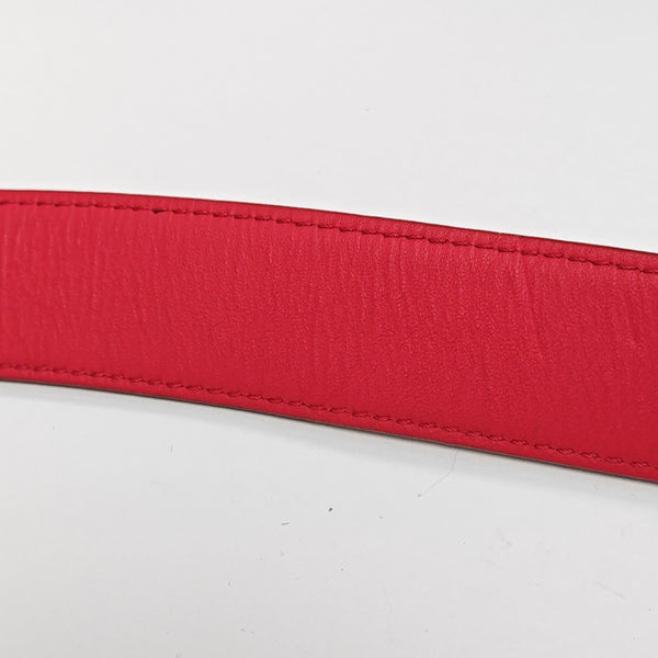 Coated Canvas Belt White