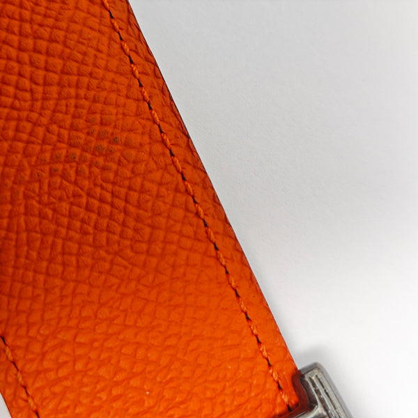 Leather Belt Orange