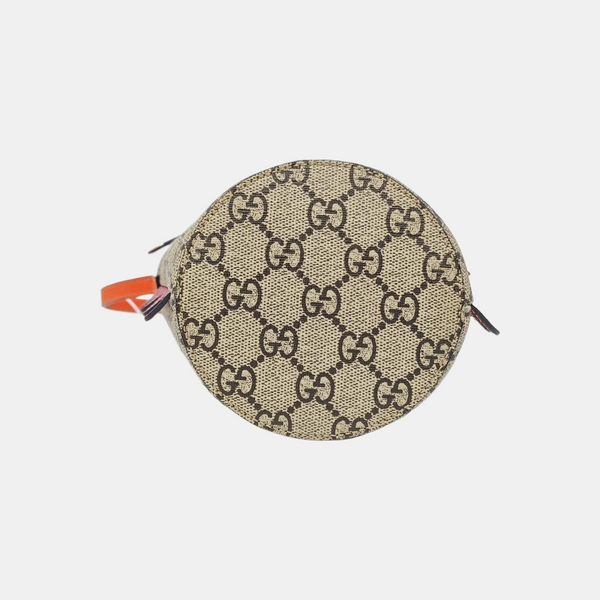 Monogram Coated Canvas Bucket Bag Beige