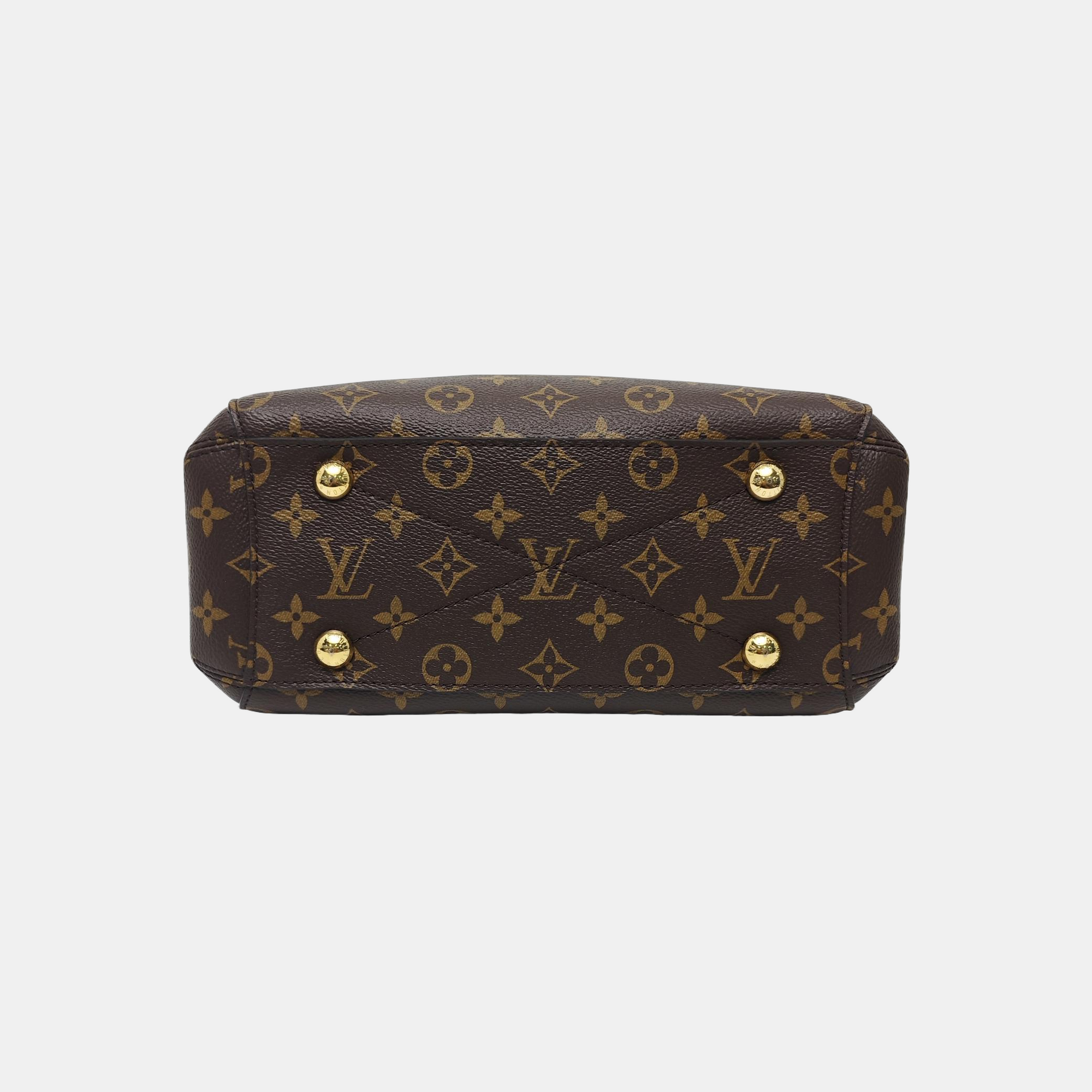 MONTAIGNE BB Monogram Coated Canvas Brown