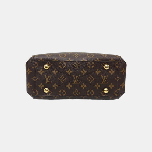 MONTAIGNE BB Monogram Coated Canvas Brown