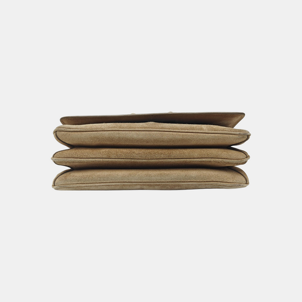 Suede Shoulder Bag Brown
