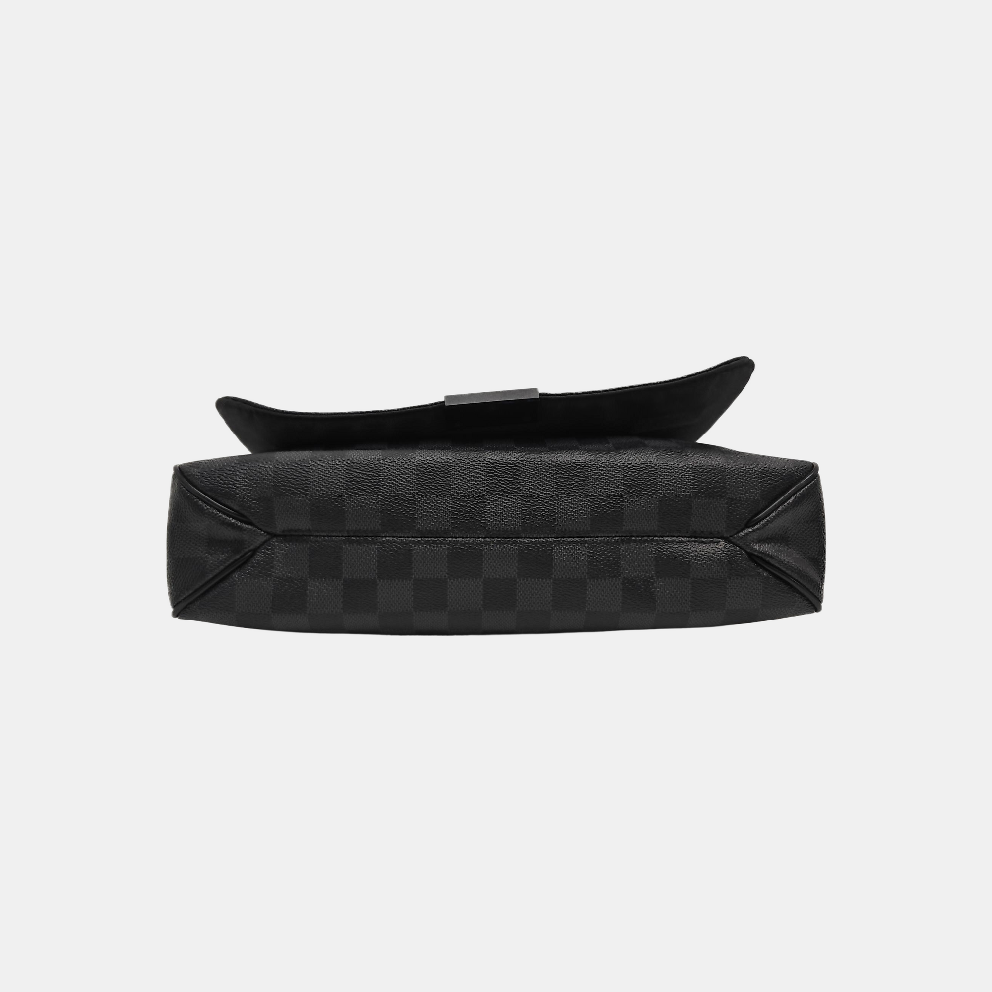 DISTRICT MM Damier Graphite Coated Canvas Gray