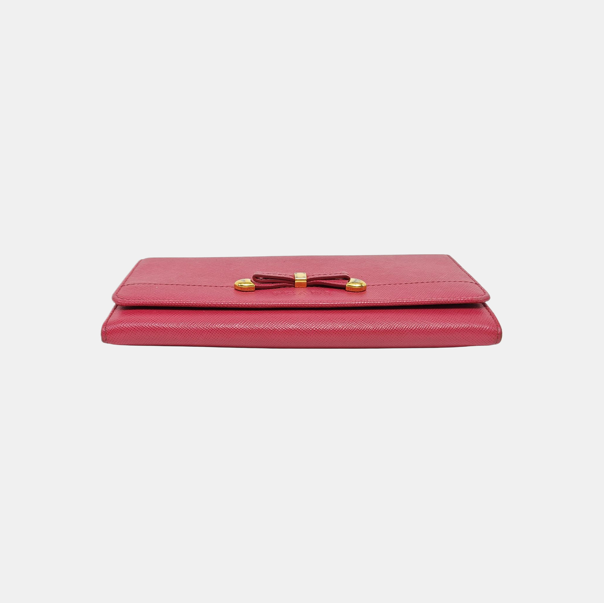 Saffiano Calfskin Wallet Red