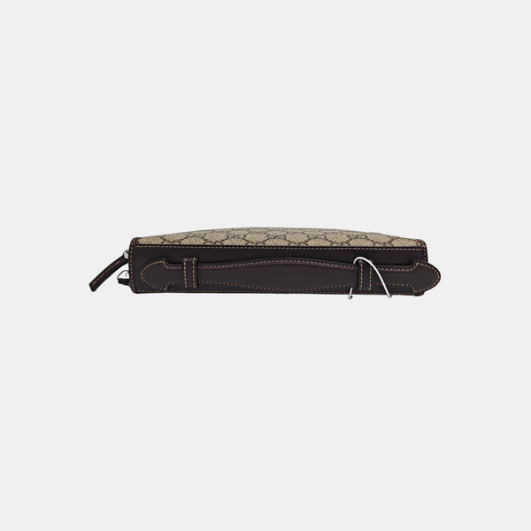 GG Supreme Monogram Coated Canvas Brown