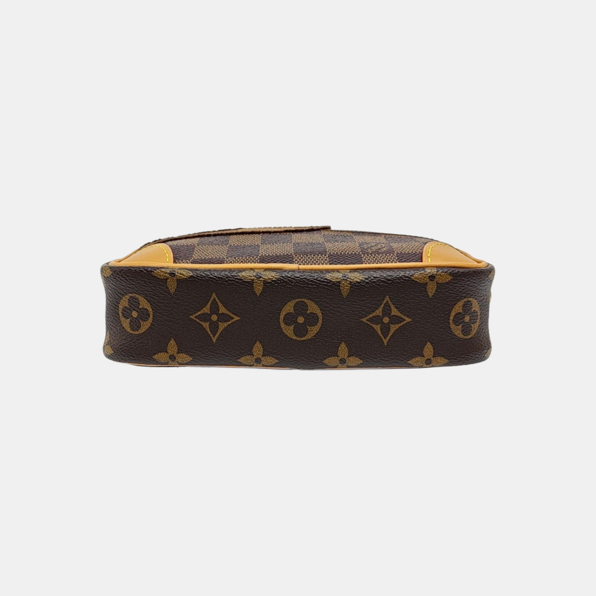 MARLY DRAGONNE Damier Ebene Coated Canvas Brown