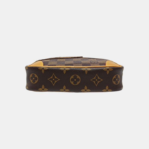 MARLY DRAGONNE Damier Ebene Coated Canvas Brown