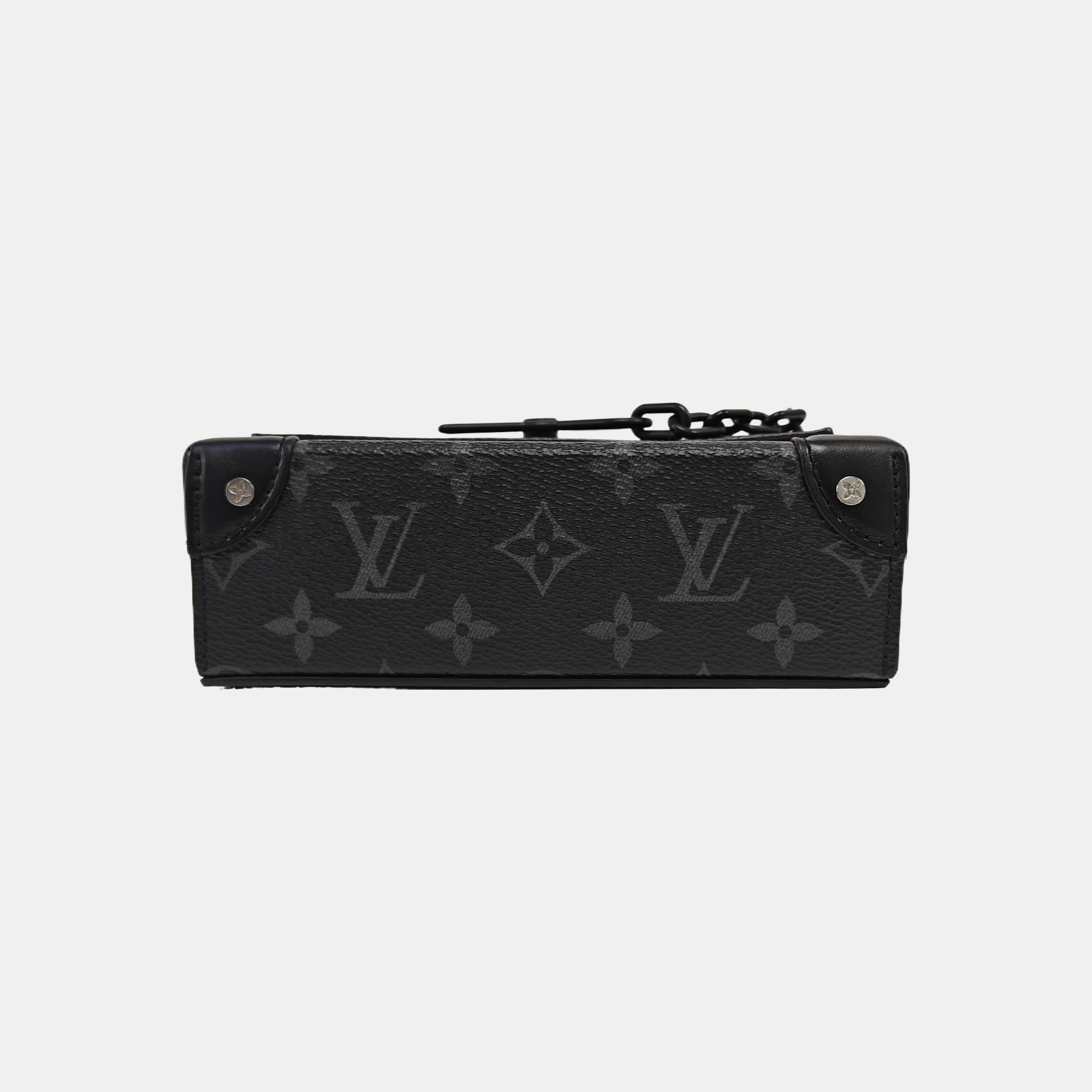 STEAMER Mini Monogram Coated Canvas Black