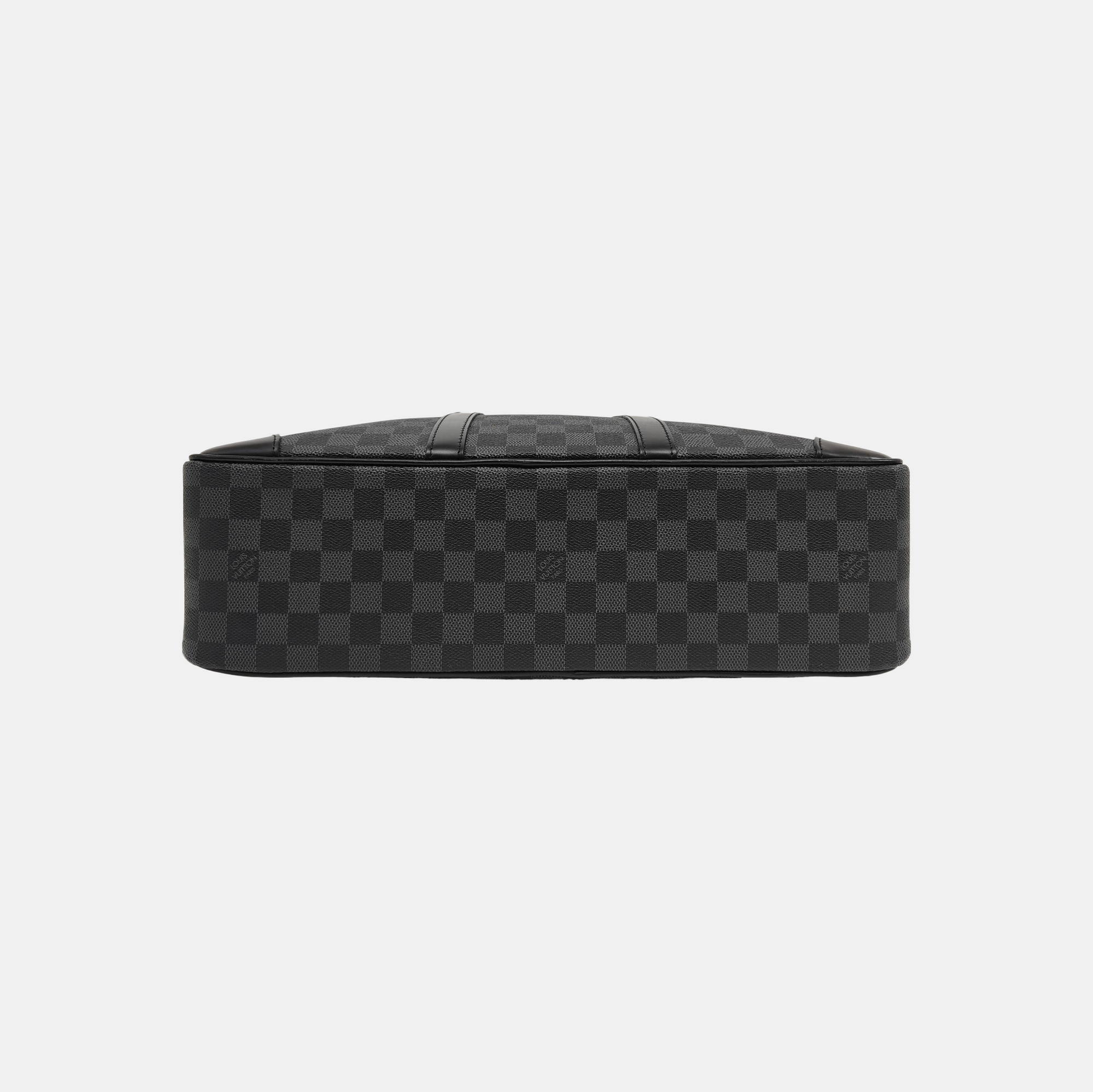 Damier Graphite Coated Canvas Shoulder Bag Gray