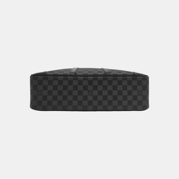 Damier Graphite Coated Canvas Shoulder Bag Gray