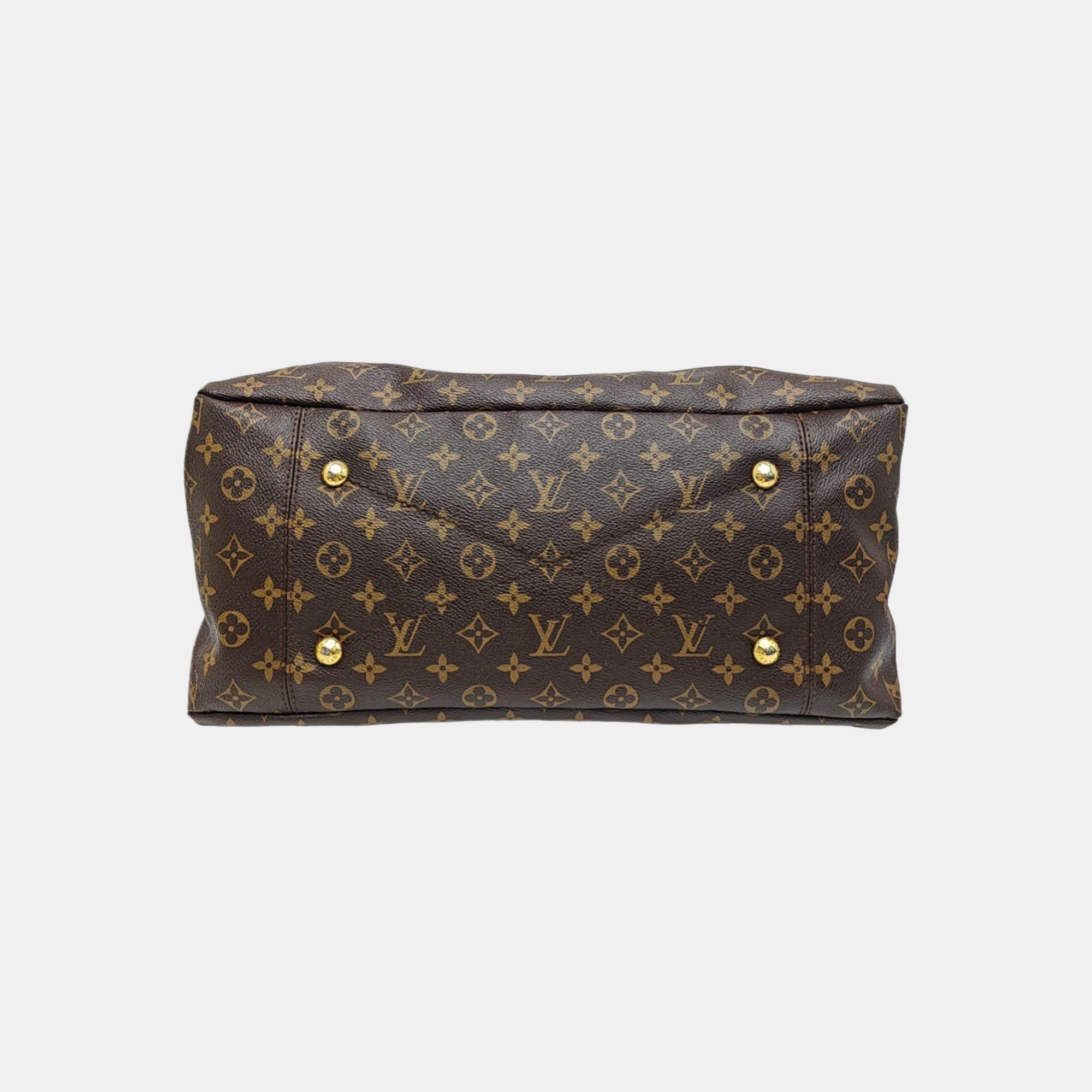 ARTSY MM Monogram Coated Canvas Brown