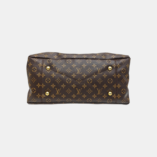 ARTSY MM Monogram Coated Canvas Brown
