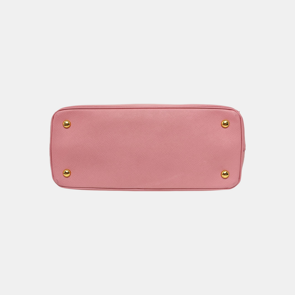 Authenticated pre-owned  Galleria Medium Saffiano Calfskin Pink - Tote Bag at Looply