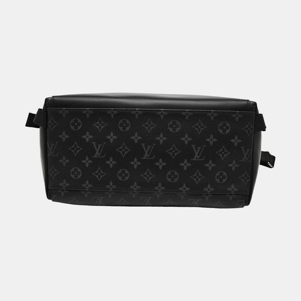 VOYAGER MM Monogram Coated Canvas Black