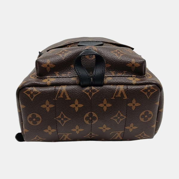 Authenticated pre-owned  PALM SPRINGS PM Monogram Coated Canvas Brown - Backpack at Looply