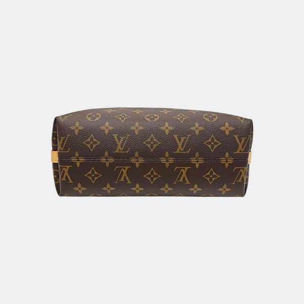 Monogram Coated Canvas Shoulder Bag Brown