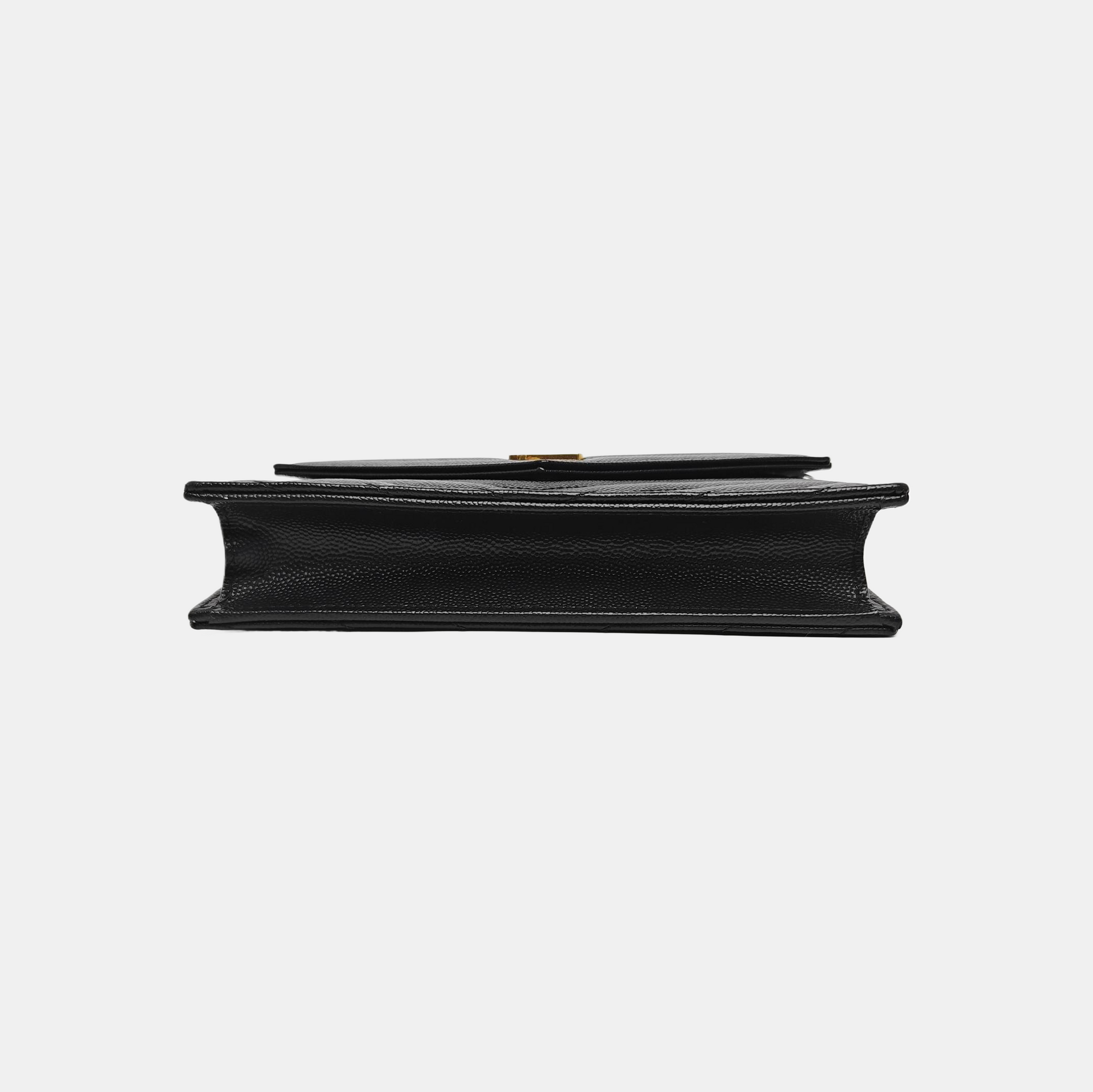 MONOGRAM WOC Chevron Calfskin Black