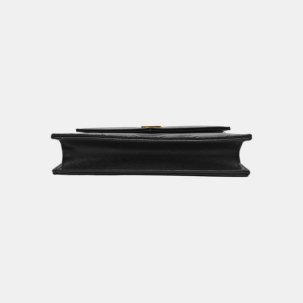 MONOGRAM WOC Chevron Calfskin Black
