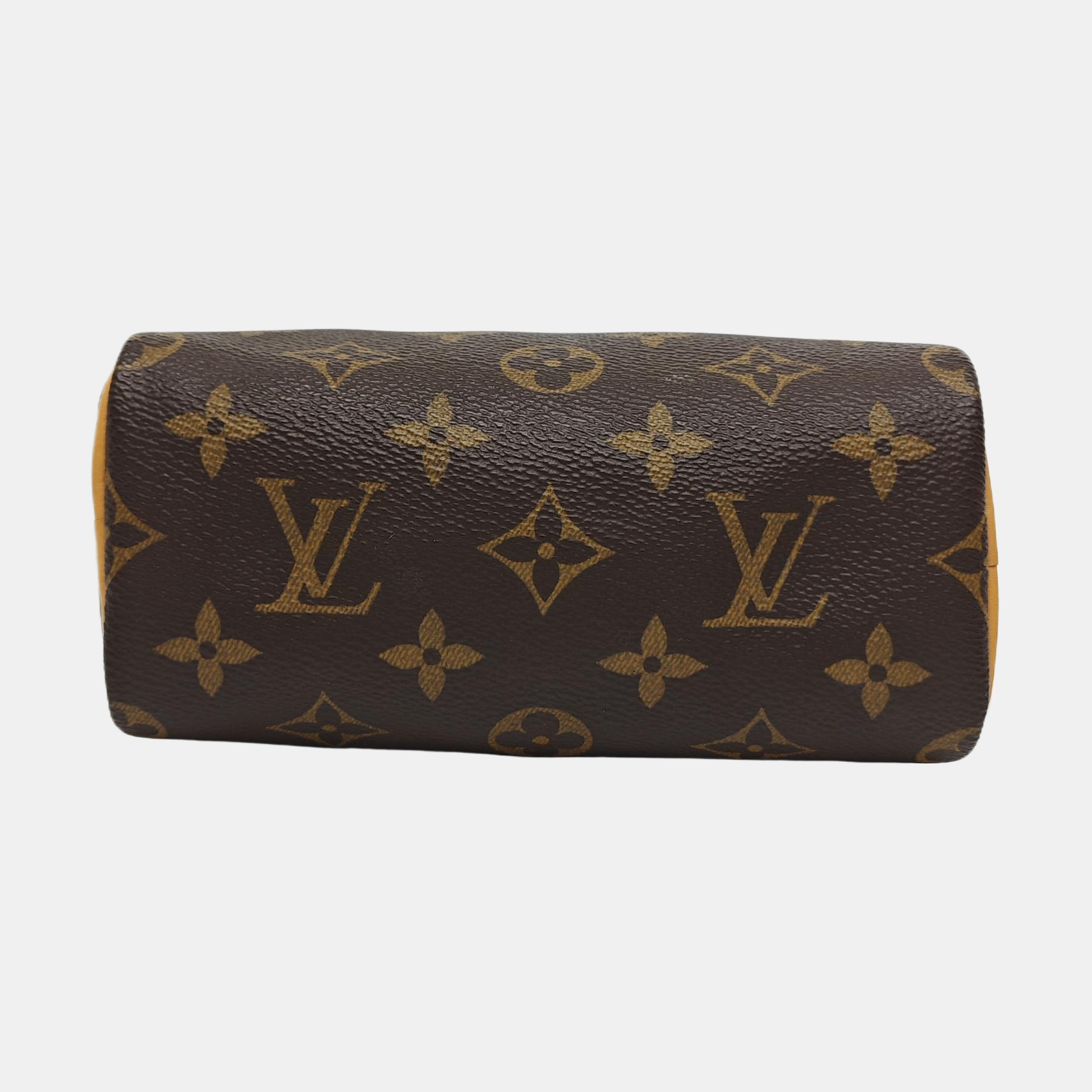 Authenticated pre-owned  SPEEDY Nano Monogram Coated Canvas Brown - Shoulder Bag at Looply
