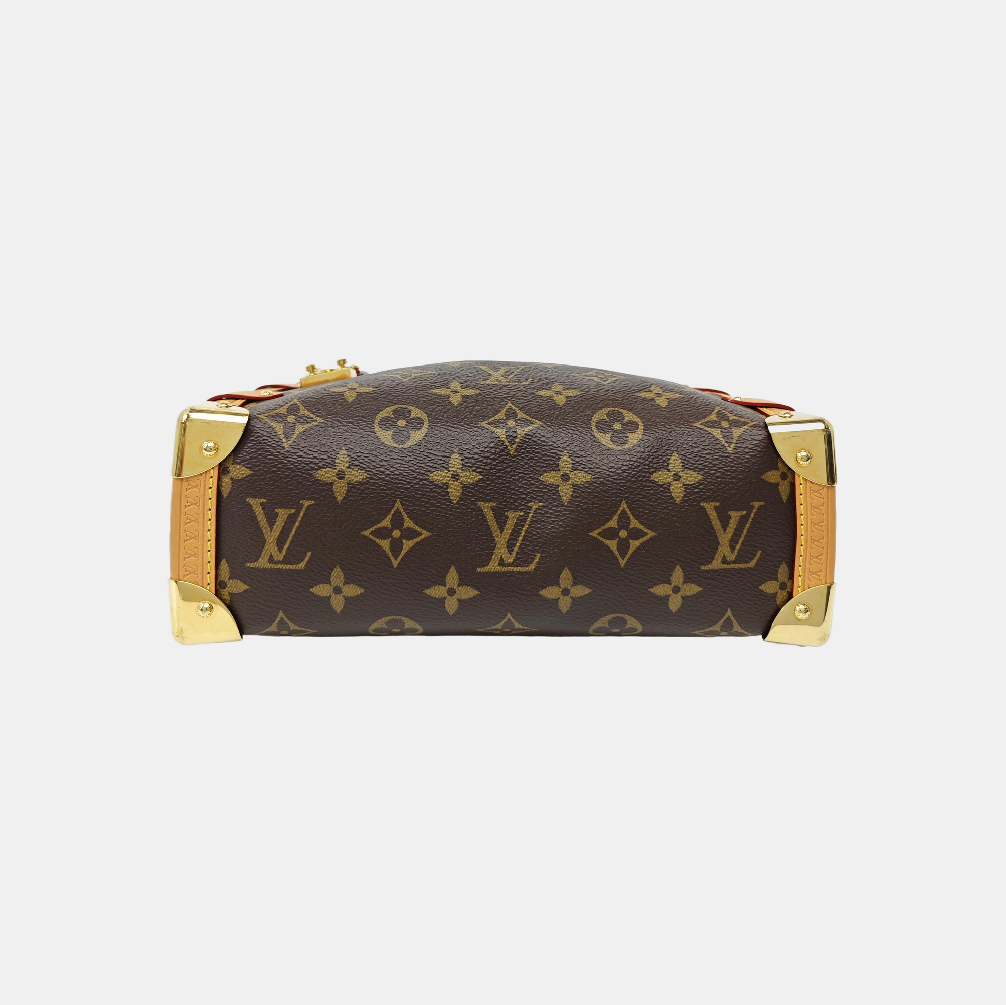 SIDE TRUNK MM Monogram Coated Canvas Brown