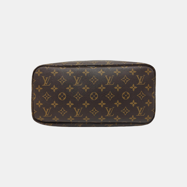 NEVERFULL MM Monogram Coated Canvas Brown