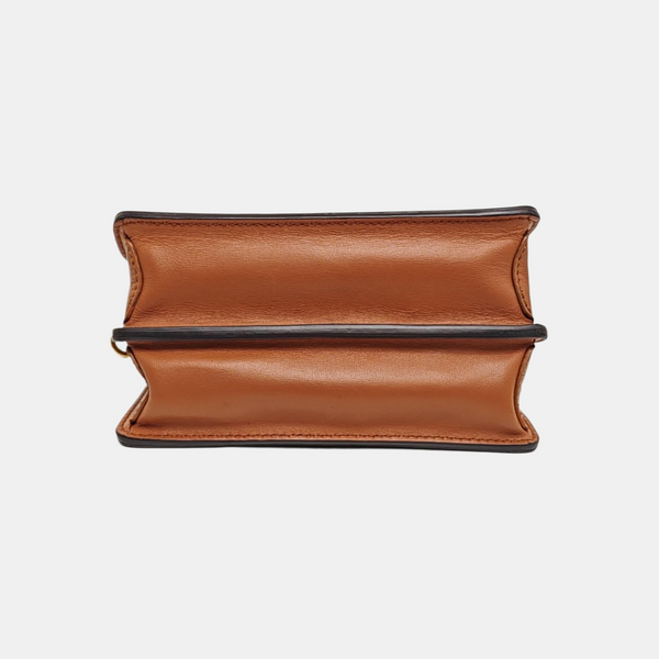 DAUPHINE Mini Monogram Coated Canvas Brown