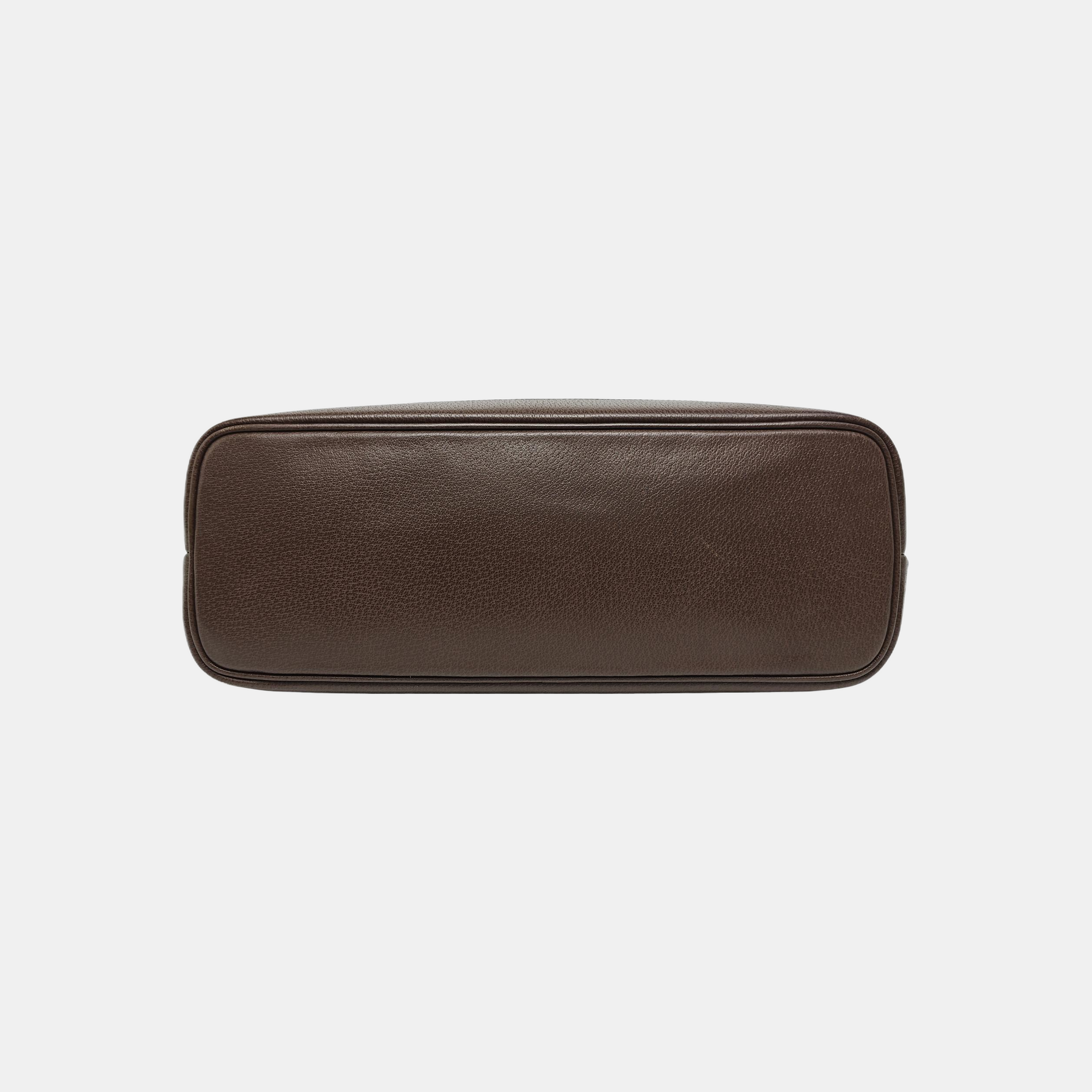 Monogram Coated Canvas Top Handle Bag Beige