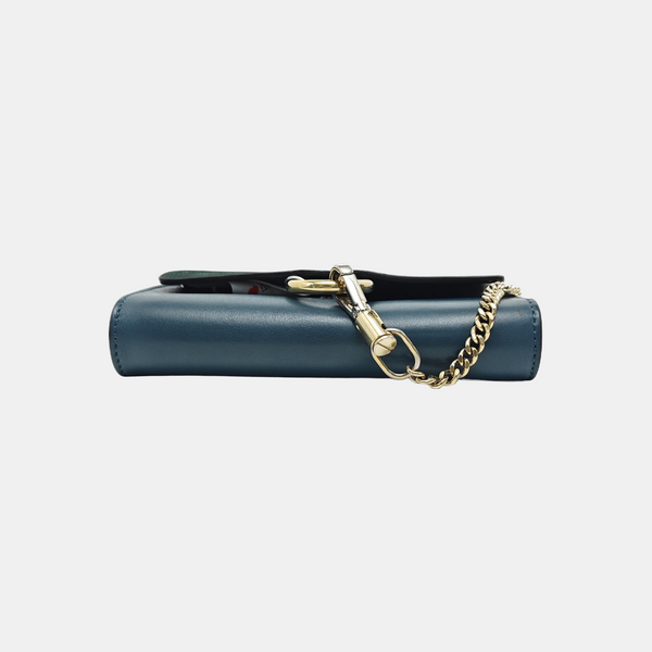 Faye Mini Calfskin Blue