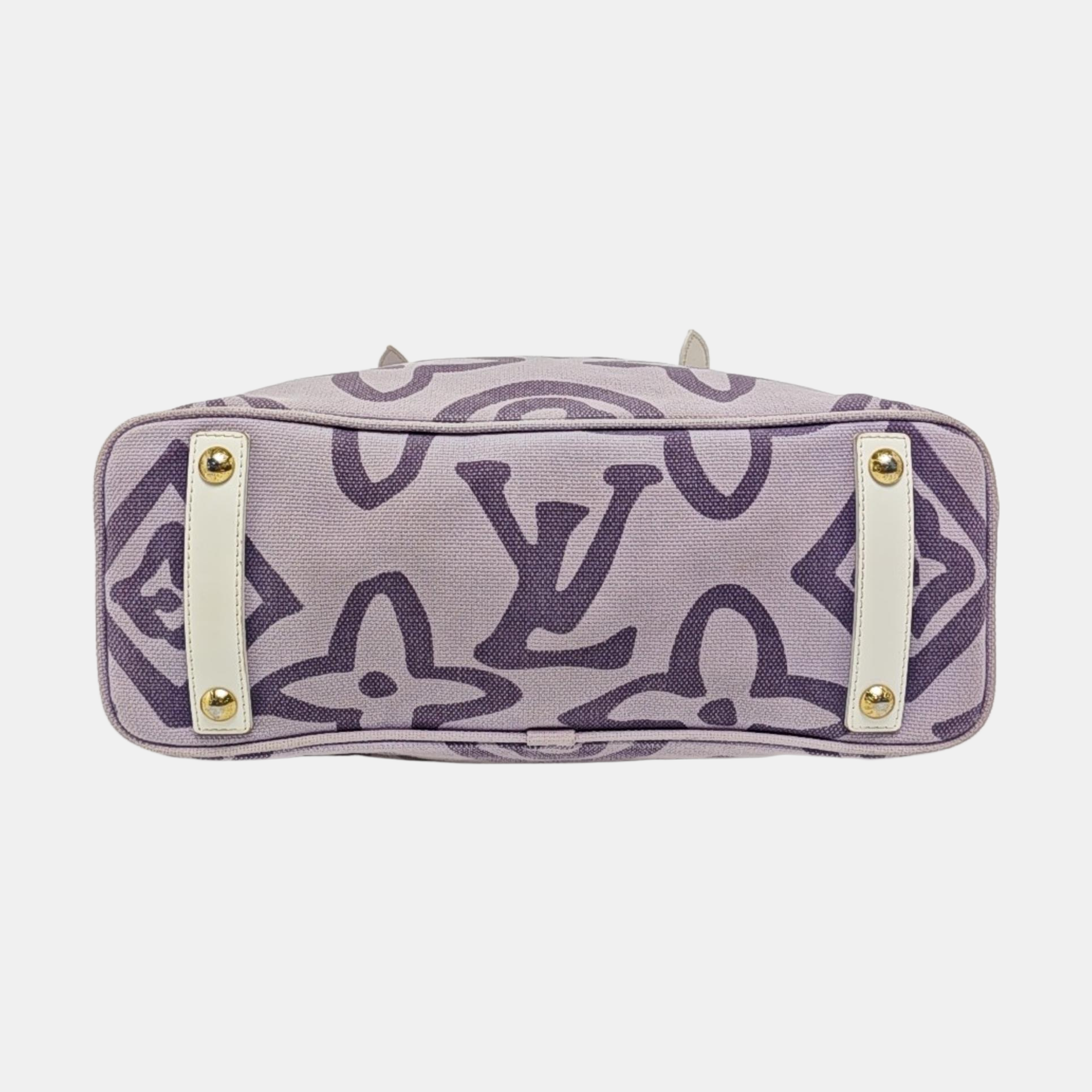 TAHITIENNE CABAS MM Monogram Canvas Purple