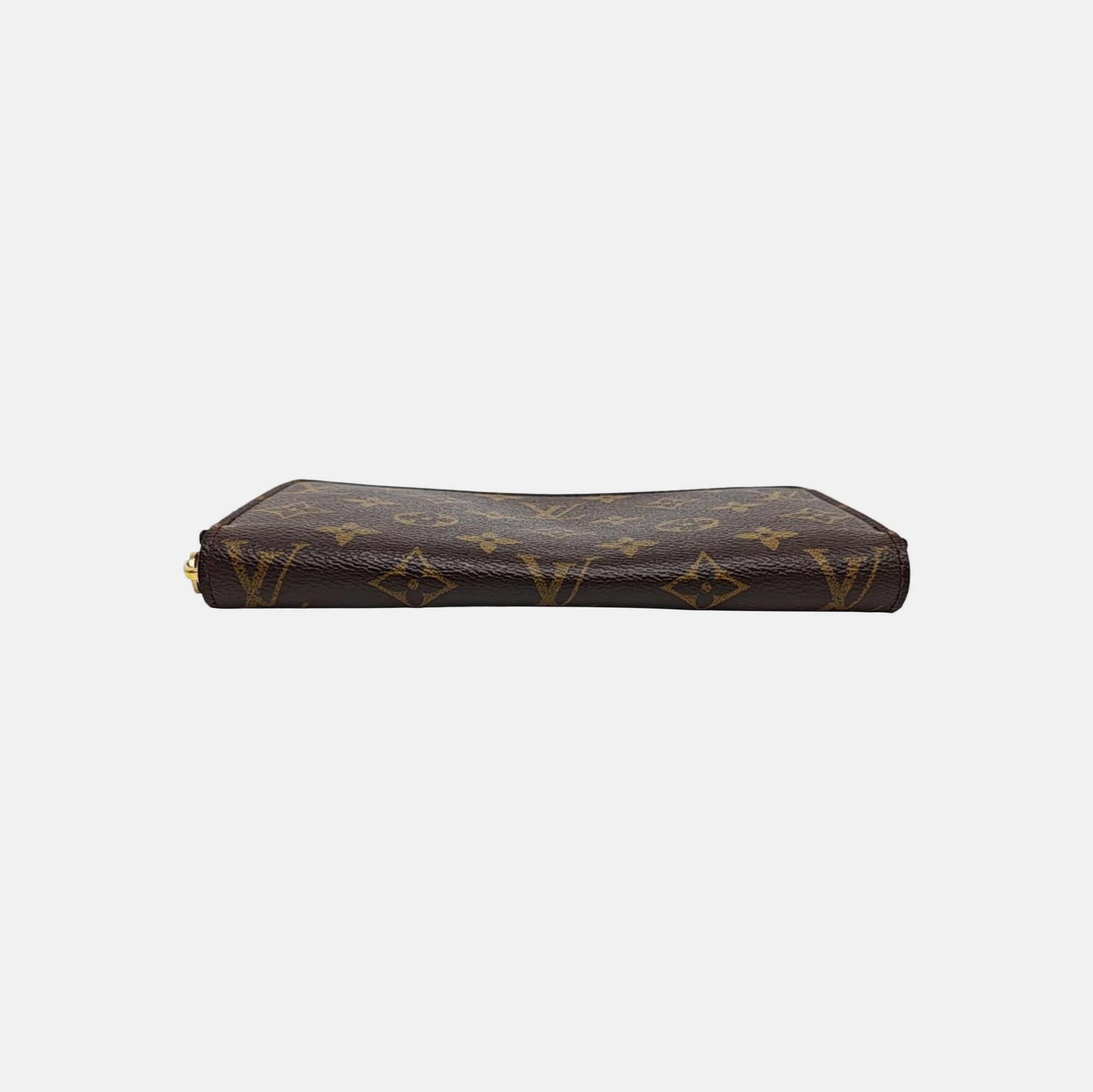 ZIPPY Monogram Coated Canvas Brown Wallet