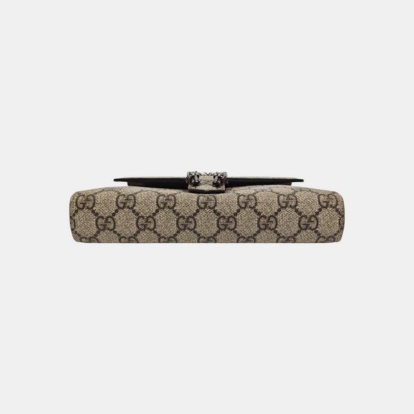 Dionysus Mini Monogram Coated Canvas Beige