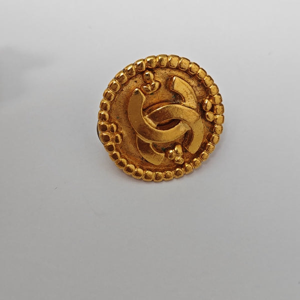 Metal Gold Clip On Earrings