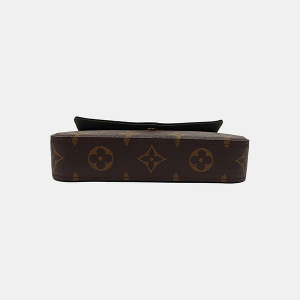 FÉLICIE Monogram Coated Canvas Brown
