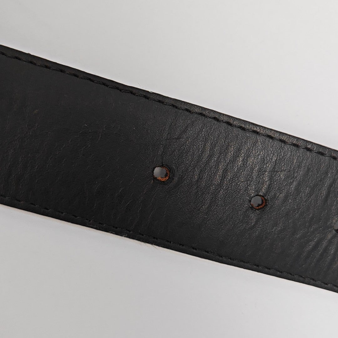 Coated Canvas Belt Black